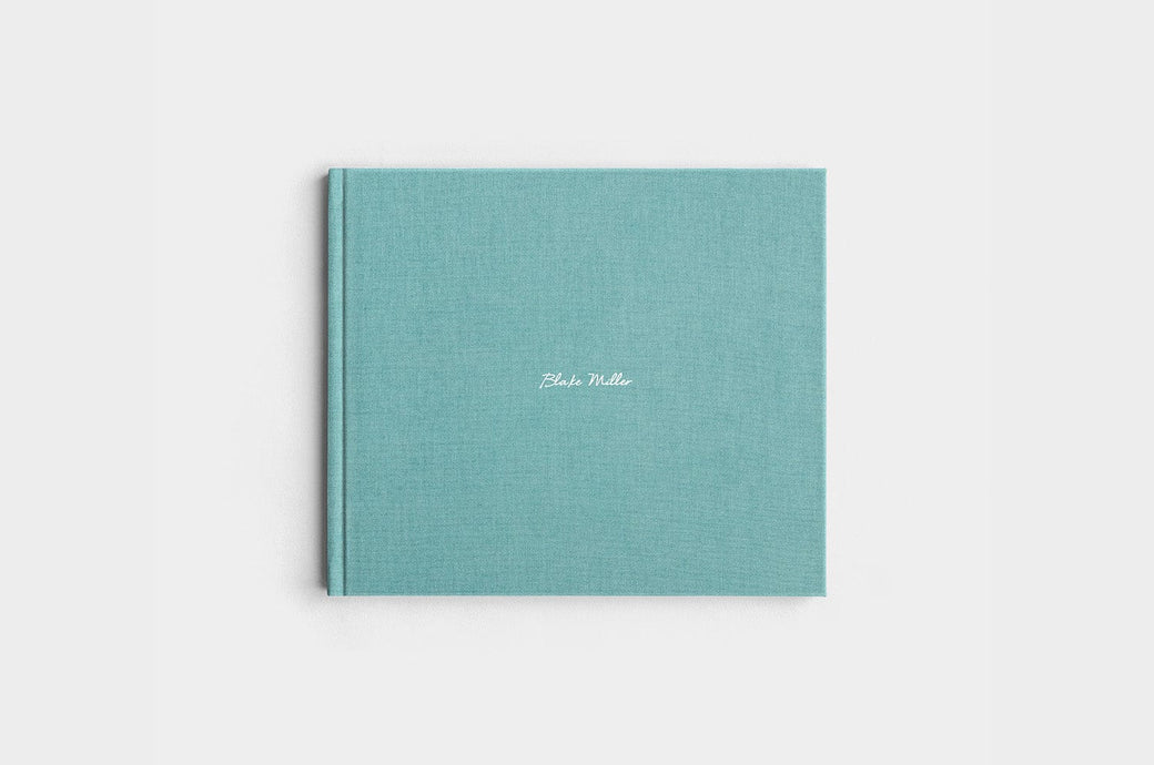8.5x11 Landscape Sea Linen Photo Book