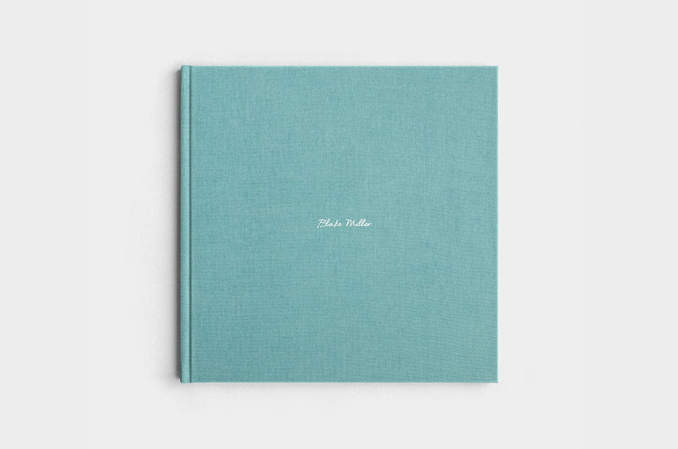 12x12 Square Sea Linen Photo Book