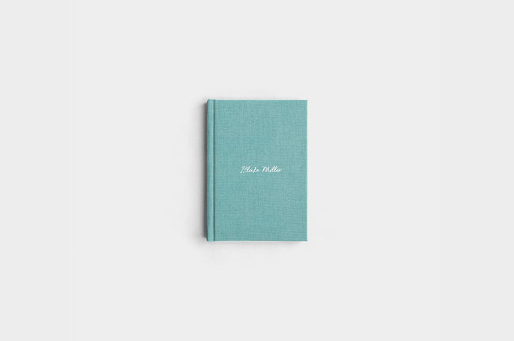 5x7 Portrait Sea Linen Photo Book