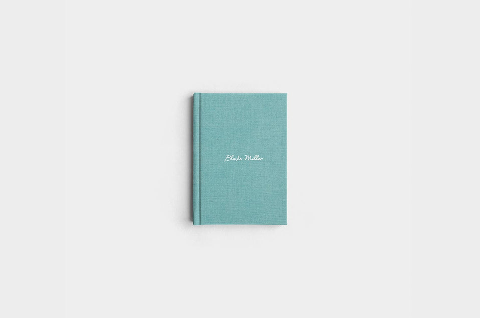 5x7 Portrait Sea Linen Photo Book