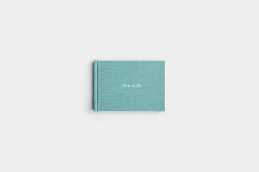 5x7 Landscape Sea Linen Photo Book