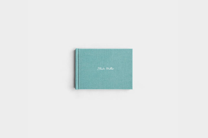 5x7 Landscape Sea Linen Photo Book