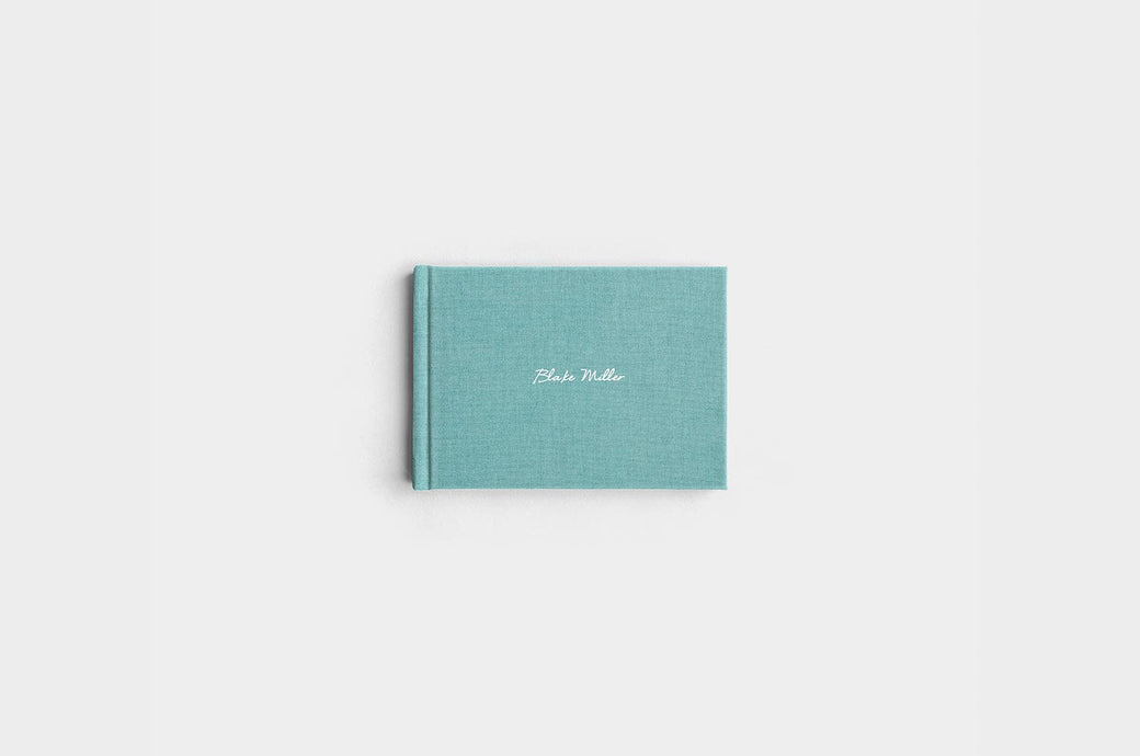 5x7 Landscape Sea Linen Photo Book