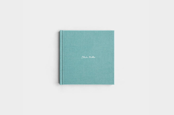 8x8 Square Sea Linen Photo Book