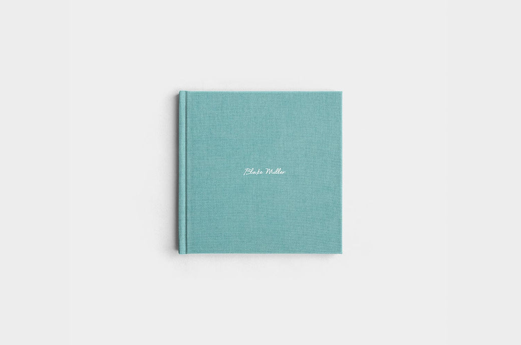 8x8 Square Sea Linen Photo Book