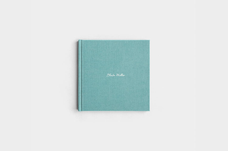 8x8 Square Sea Linen Photo Book