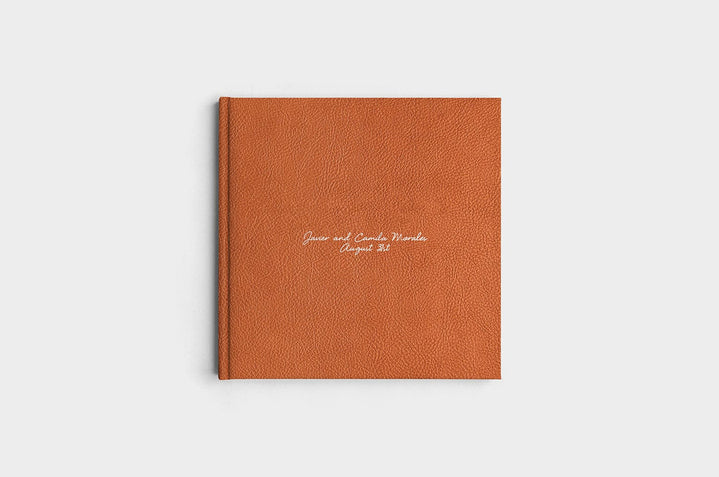 10x10 Square Camel Linen Photo Book