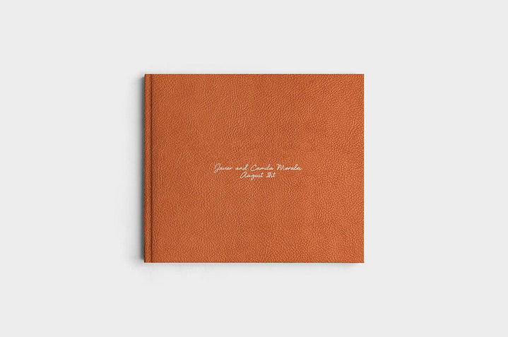 8.5x11 Landscape Camel Linen Photo Book