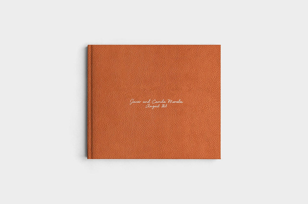 8.5x11 Landscape Camel Linen Photo Book