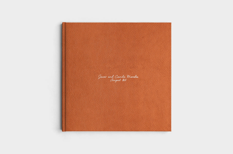 12x12 Square Camel Linen Photo Book