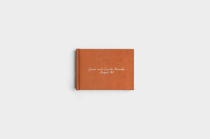 5x7 Landscape Camel Linen Photo Book