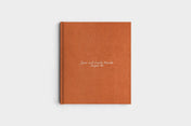 8.5x11 Portrait Camel Linen Photo Book