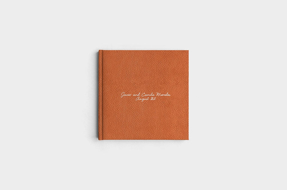 8x8 Square Camel Linen Photo Book