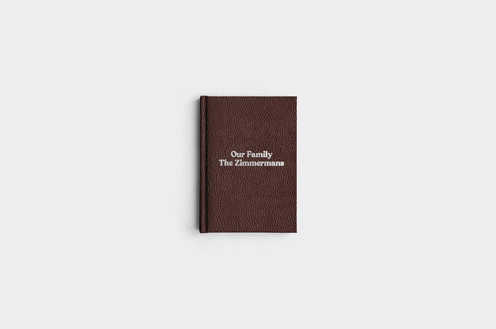 5x7 Portrait Chocolate Linen Photo Book