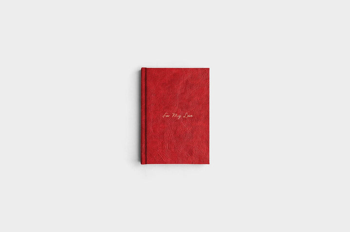 5x7 Portrait Cranberry Linen Photo Book