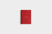5x7 Portrait Cranberry Linen Photo Book