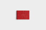 5x7 Landscape Cranberry Linen Photo Book