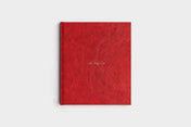 8.5x11 Portrait Cranberry Linen Photo Book