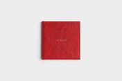 8x8 Square Cranberry Linen Photo Book