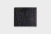 8.5x11 Landscape Jet Black Vegan Leather Photo Book