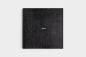 12x12 Square Jet Black Vegan Leather Photo Book