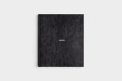 8.5x11 Portrait Jet Black Vegan Leather Photo Book