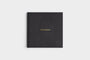 10x10 Square Pebble Black Vegan Leather Photo Book