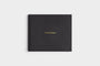 8.5x11  Landscape Pebble Black Vegan Leather Photo Book