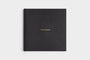 12x12 Square Pebble Black Vegan Leather Photo Book