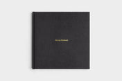 12x12 Square Pebble Black Vegan Leather Photo Book