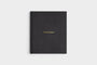 8.5x11  Portrait Pebble Black Vegan Leather Photo Book