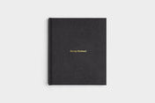 8.5x11  Portrait Pebble Black Vegan Leather Photo Book