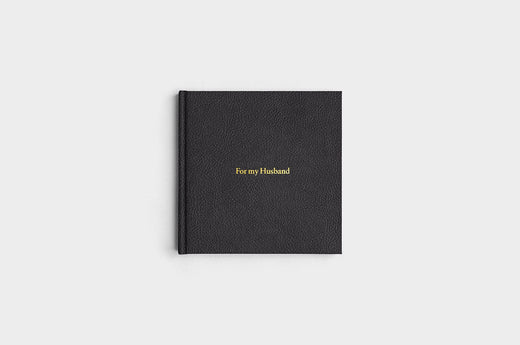 8x8 Square Pebble Black Vegan Leather Photo Book