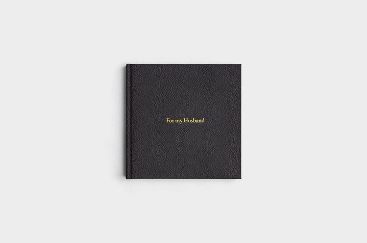 8x8 Square Pebble Black Vegan Leather Photo Book