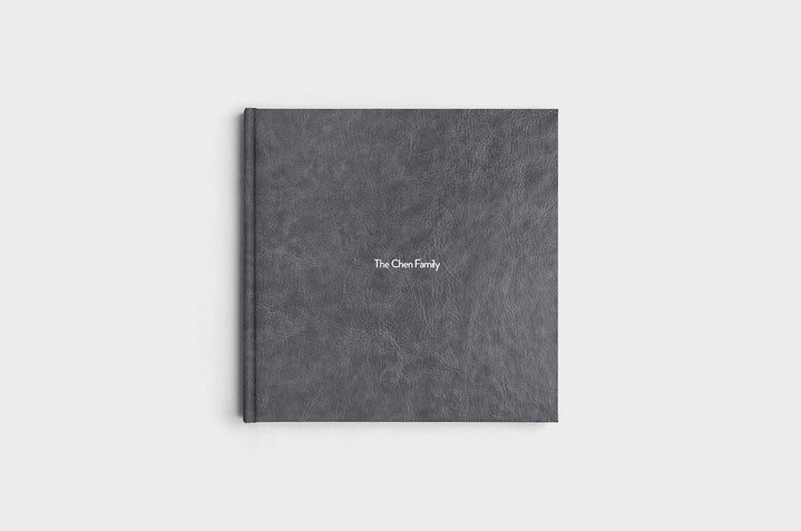 10x10 Square Steel Linen Photo Book