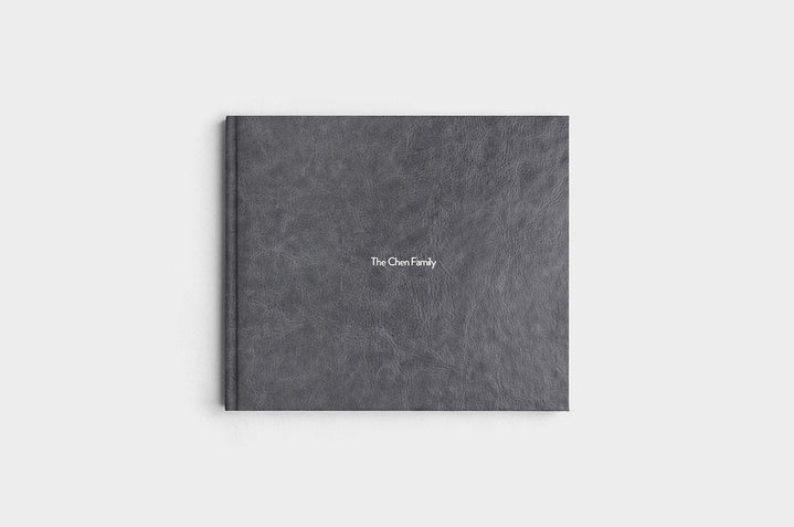 8.5x11 Landscape Steel Linen Photo Book
