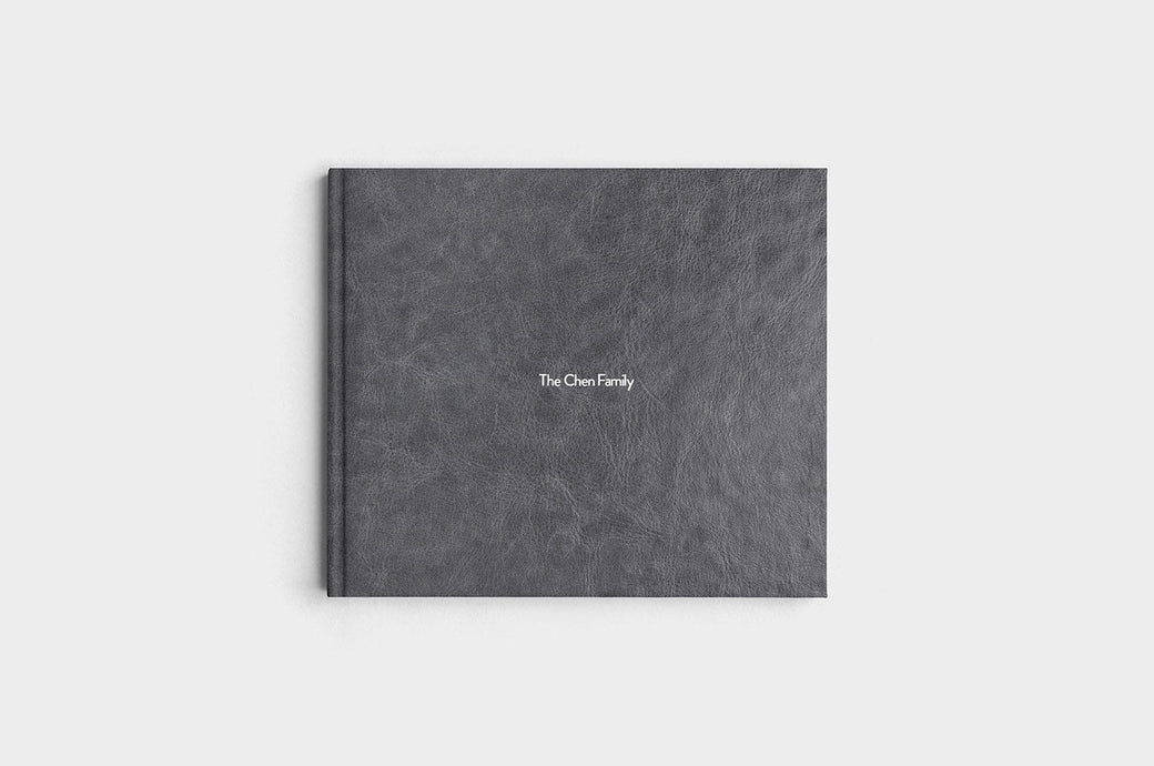 8.5x11 Landscape Steel Linen Photo Book