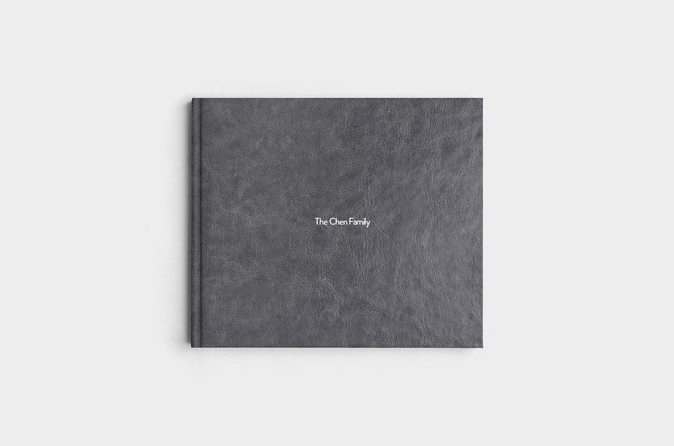 8.5x11 Landscape Steel Linen Photo Book