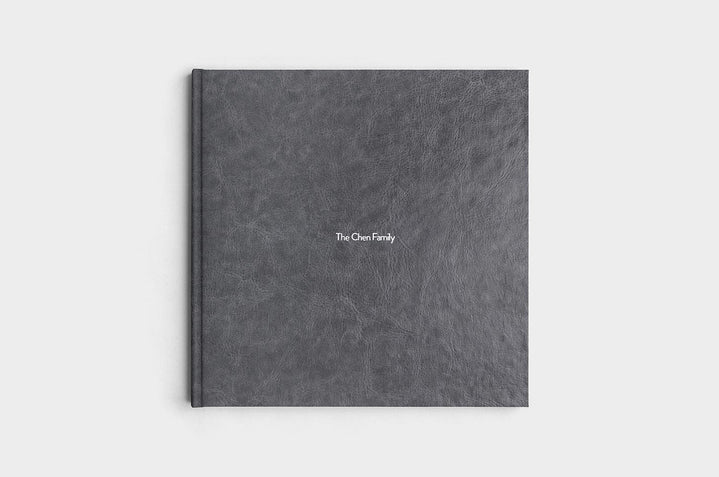 12x12 Square Steel Linen Photo Book