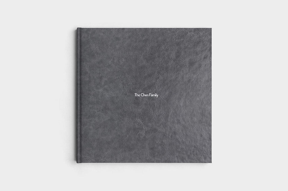 12x12 Square Steel Linen Photo Book