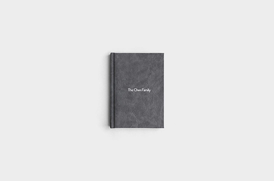 5x7 Portrait Steel Linen Photo Book