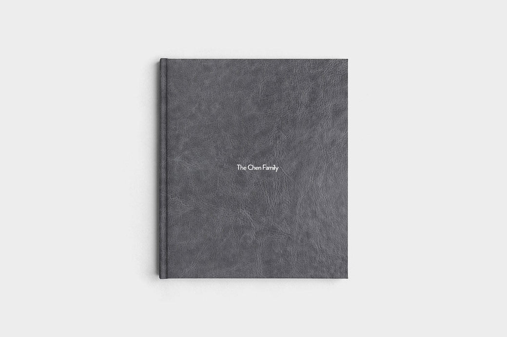 8.5x11 Portrait Steel Linen Photo Book
