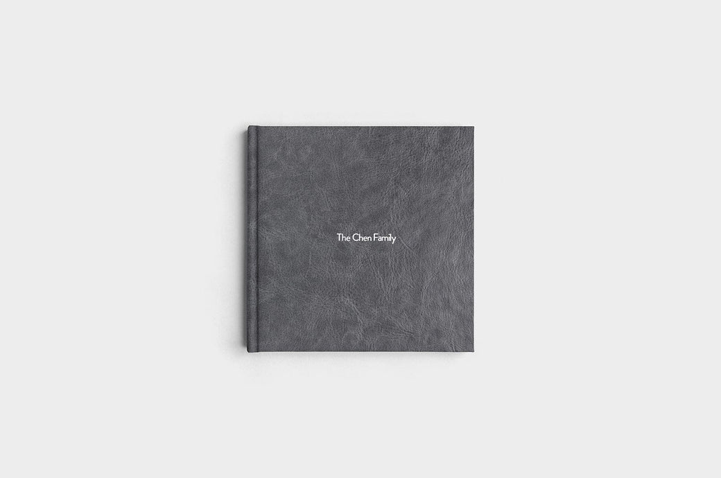 8x8 Square Steel Linen Photo Book