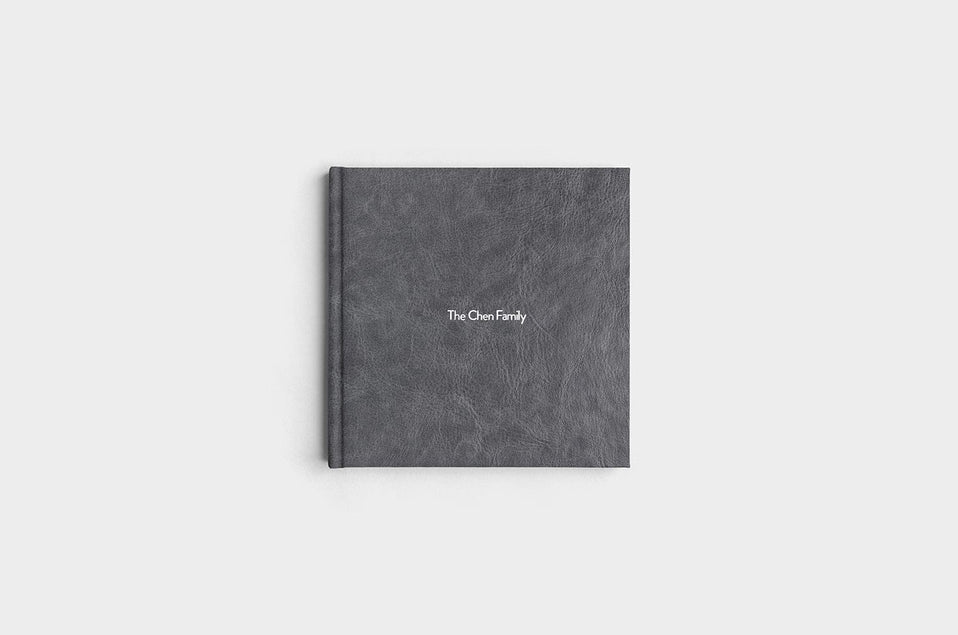 8x8 Square Steel Linen Photo Book