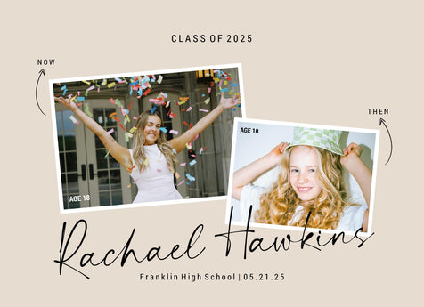 ABC’s to Degrees Graduation Announcement Card