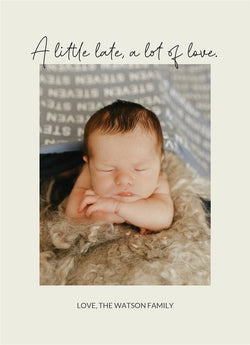 Belated Bliss Holiday Card