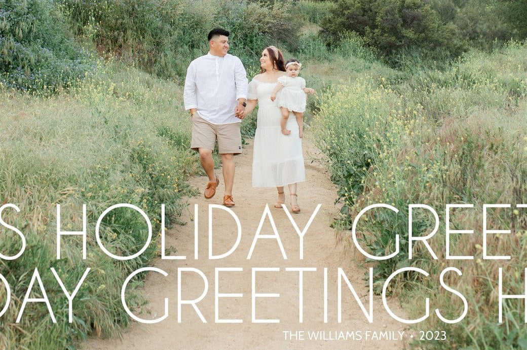 Cheerful Overlay-Postcards-Nations Photo Lab-Landscape-White-Happy Holidays-Nations Photo Lab
