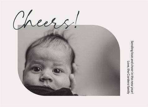 Cheers to Change New Year's Card