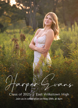 Class Act Graduation Announcement Card