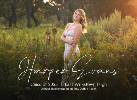 Class Act Graduation Announcement Card